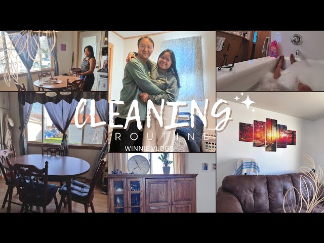 Cleaning my fiancee house in Wisconsin USA |HmongPinayCouple | WINNIE VLOGS