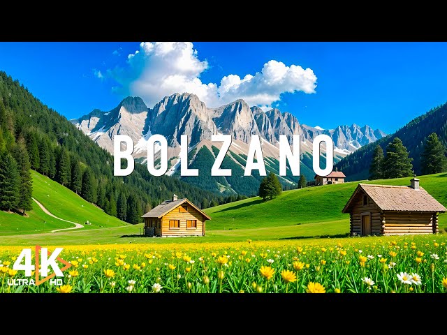 Bolzano 4K UHD • Scenic Relaxation Film with Calming Music and Nature Scenes • 4K Video Ultra HD