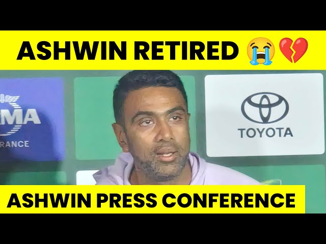 LIVE FROM GABBA: What Happened in Ravichandran Ashwin Retirement Press Conference ?