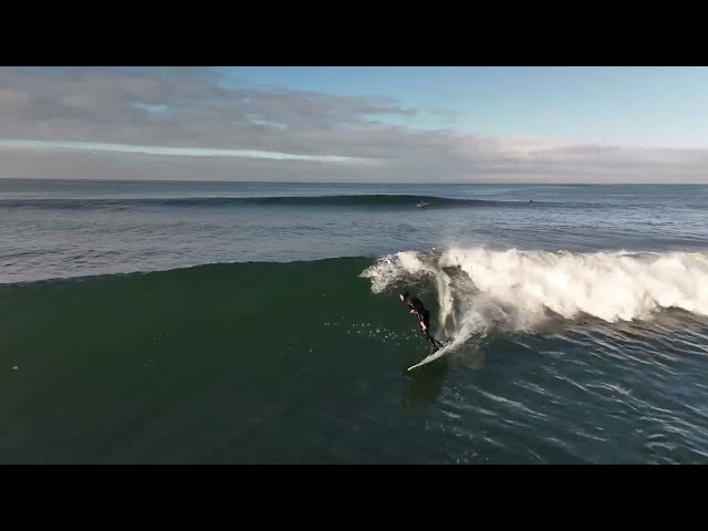 San Diego Drone Surfing Footage 2/5/25