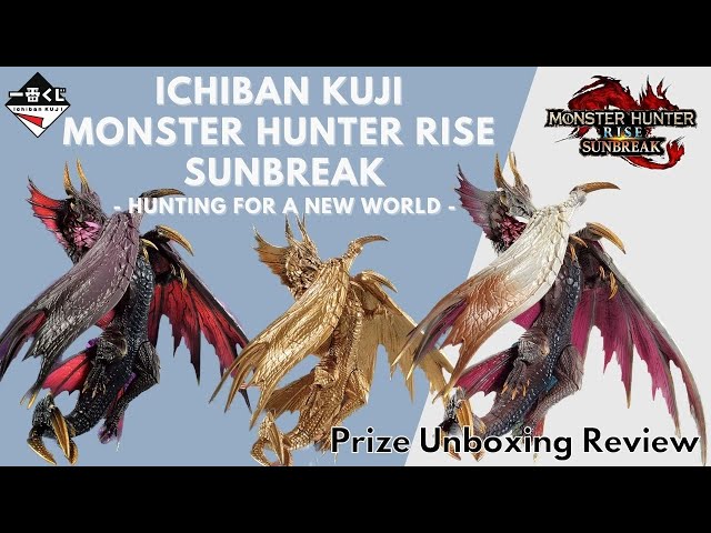 Ichiban Kuji Monster Hunter Rise Sunbreak - Hunting for a New World - #unboxing #review