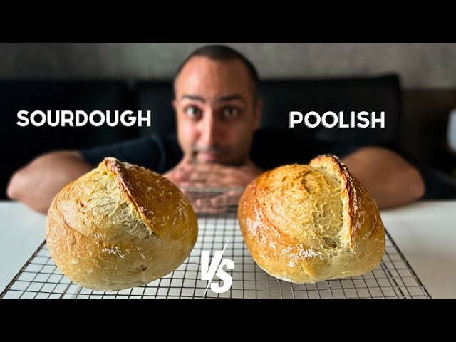 Sourdough vs Poolish Bread