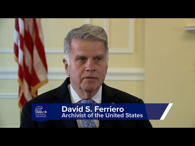 Interview with David S. Ferriero, Archivist of the United States