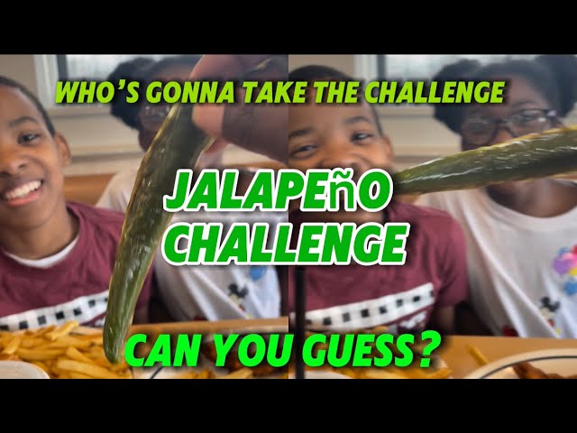 Jalapeño Challenge 🥵| Who’s gonna eat it?| Son or daughter #spicyfoodchallenge #challenges