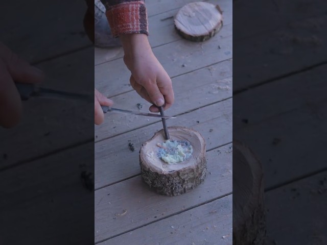 Surprising Fire Starting Technique! #shorts