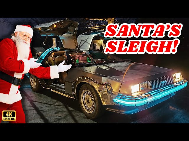 What Happens When Santa Takes the DeLorean Time Machine for a Spin?