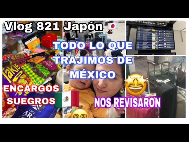 🇯🇵 Todo esto trajimos de MEXICO 🇲🇽+ Nos revisaron 🥲 + Encargos suegros Japoneses 🥺+ Me pase 😅