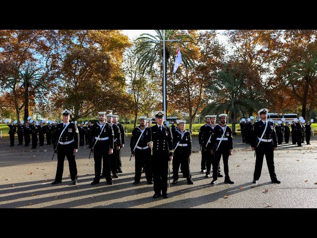 HMAS Encounter recommissions in Adelaide