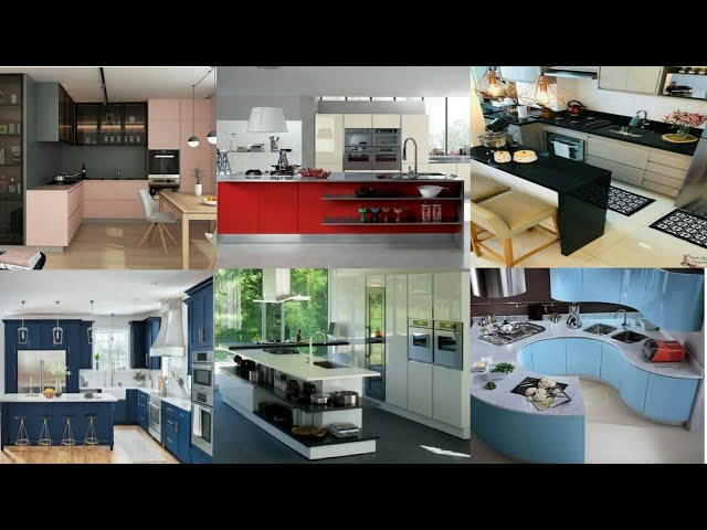 100 Modular Kitchen Design ideas 2023 Open Kitchen Cabinet Colors Modern Home interior Design ideas