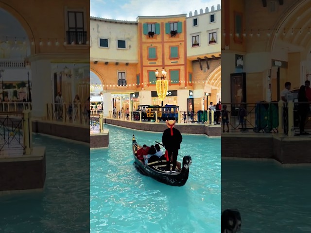 Exploring the Stunning Villaggio Mall in Qatar! 🛍️✨#shortsfeed #shorts