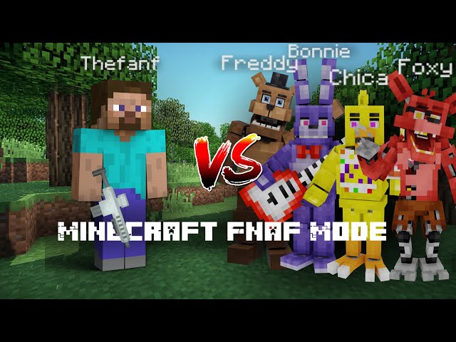 Minecraft Fnaf Mode VS Me / Part 1 / BSL Shader + 120fps + 2K video #minecraft #fnaf #mods #oyun