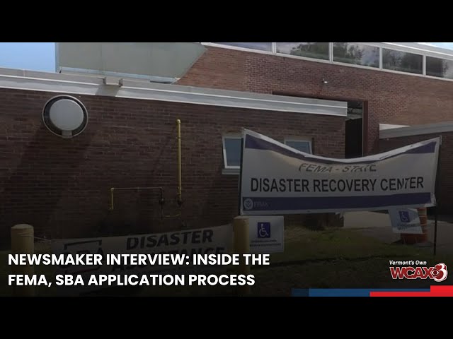 Newsmaker Interview: Inside the FEMA, SBA application process