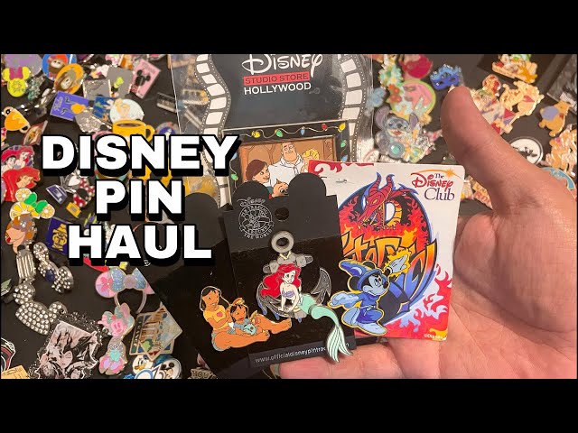 Disney pins trading magic mail! - haul of limited edition, hidden mickeys, and more!