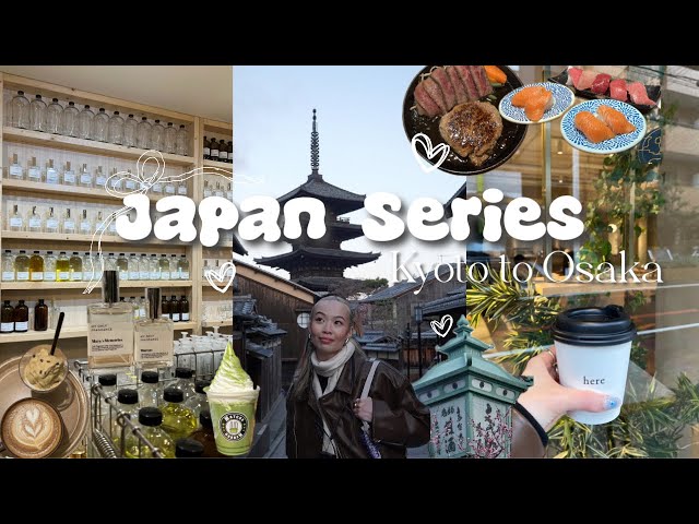 Japan Series | Last day exploring Kyoto, Yasaka Pagoda, custom perfume, osaka hotel room tour & food