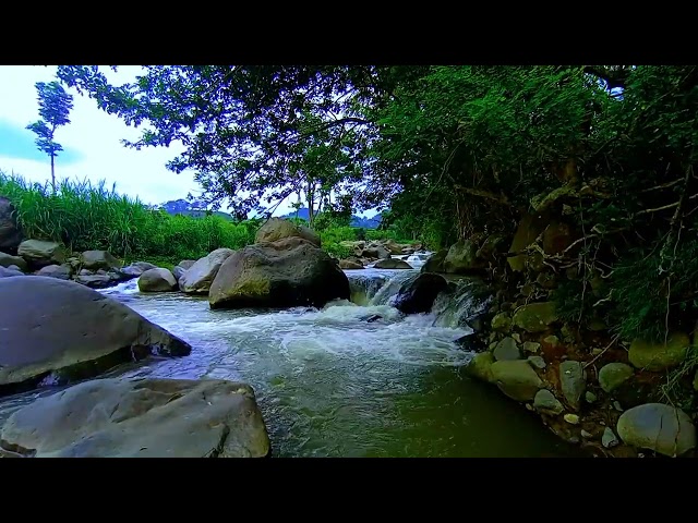 Relaxing River Sounds stress reliever, helps deep sleep, for meditation and yoga