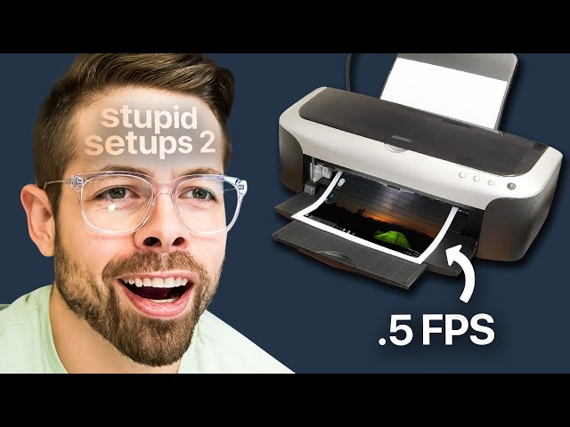 I Used a Printer as a Monitor - Stupid Setups 2