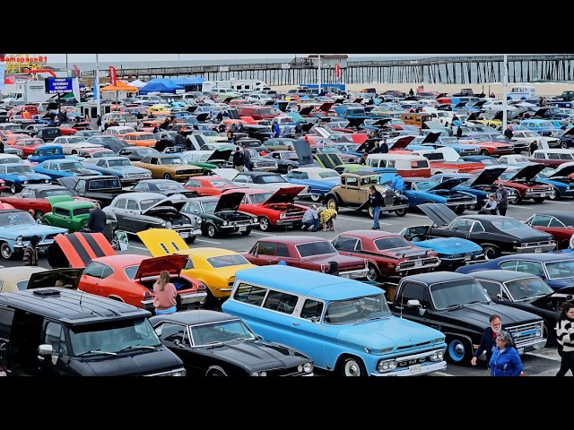 Ocean City classic car show & classic cars cruising around town in 2023