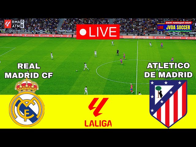 LIVE 🔴 REAL MADRID CF vs ATLETICO de MADRID || SPAIN LaLiga || Full Match All Goals || Pes 21