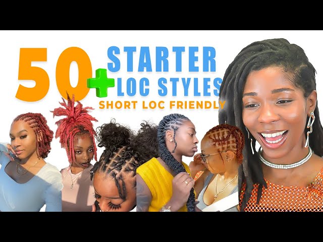 Over 50 Starter Loc RETWIST Styles | Short Loc Styles Friendly