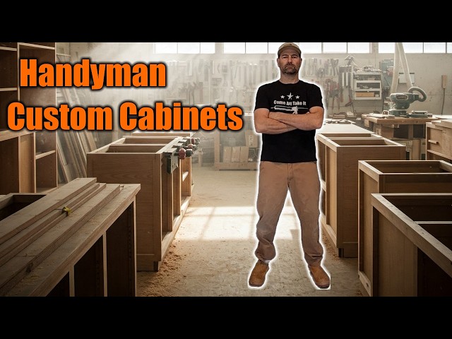 From Plywood Sheets to STUNNING Cabinets (Using Basic Tools) Ep. 2