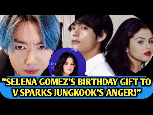 "Unbelievable" 💥😲Jungkook Loses Cool As Selena Gomez Sends Heartfelt Birthday Wishes to V!