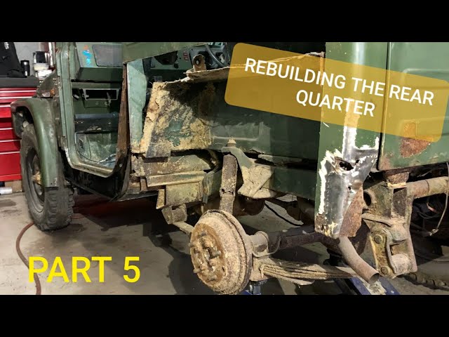 Suzuki LJ80 Restoration Part 5 - Outer Sill and Rear Quarter Rebuild