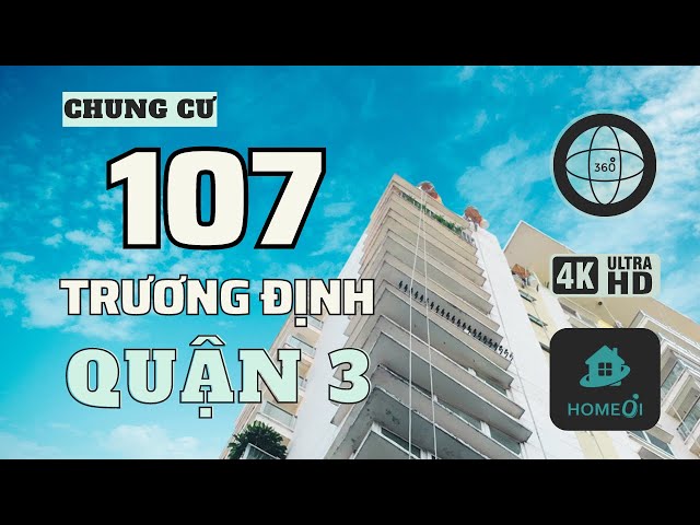 [TOUR 4K 360 ĐỘ] Tiện ích dự án chung cư 107 Trương Định Quận 3 có gì?