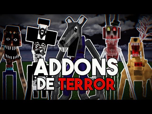 5 TERROR ADDONS FOR MINECRAFT PE/BEDROCK 1.21