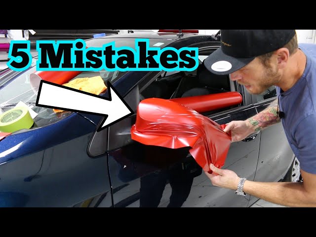 5 Most Common Vinyl Wrap Mistakes