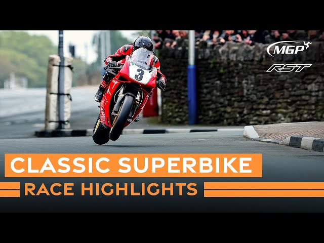 RST Classic Superbike Race Highlights | 2024 Manx Grand Prix