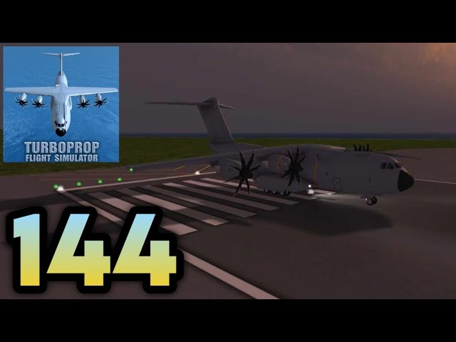 Turboprop Flight Simulator - Gameplay Walkthrough Part 144 - MOUNTAINS ROUTE Mission (iOS, Android)