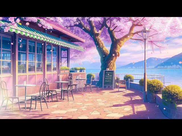 봄의 커피숍 분위기 🌸 Lofi Japanese Vibes 🌸 평화롭게 하루를 시작하는 봄의 Lofi 노래