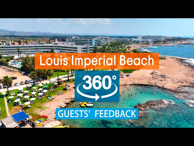 Louis Imperial Beach Hotel: VR 360° Degree Drone Review, Cyprus