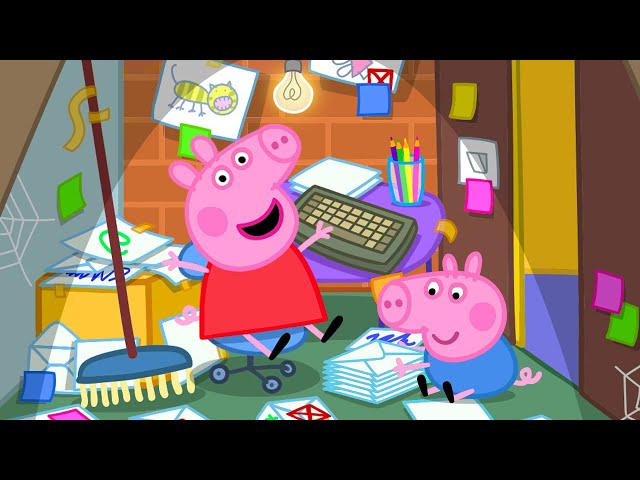 Peppa's Office Under The Stairs! 💼 | Peppa Pig Official Full Episodes