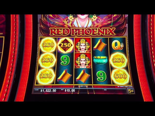 JEWEL OF THE DRAGON- RED PHOENIX SLOT MACHINE! 😱😱😱