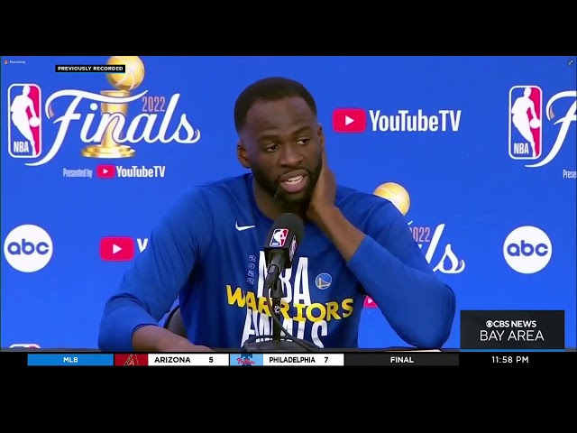 NBA Finals  Draymond Green reacts to mom's tweet about struggles