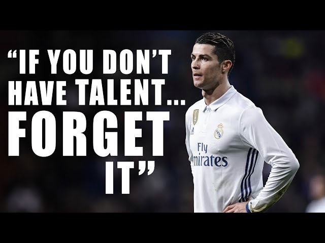 HARD WORK vs TALENT | Cristiano Ronaldo's Opinion