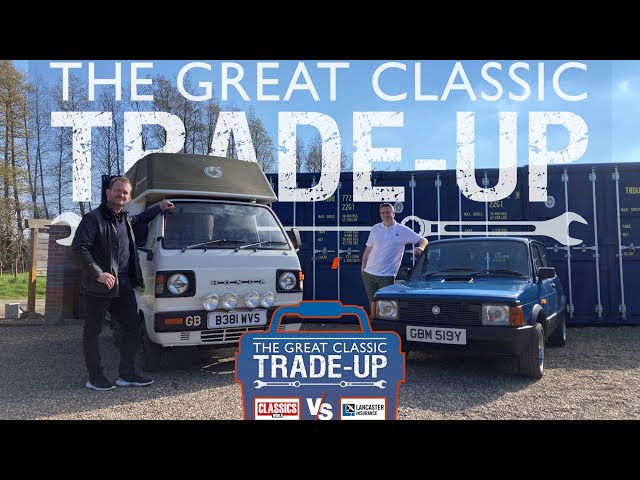 Classic Car Trading Up Challenge! Ep1 - What Have We Bought? (Honda Acty Romahome vs Fiat 127)