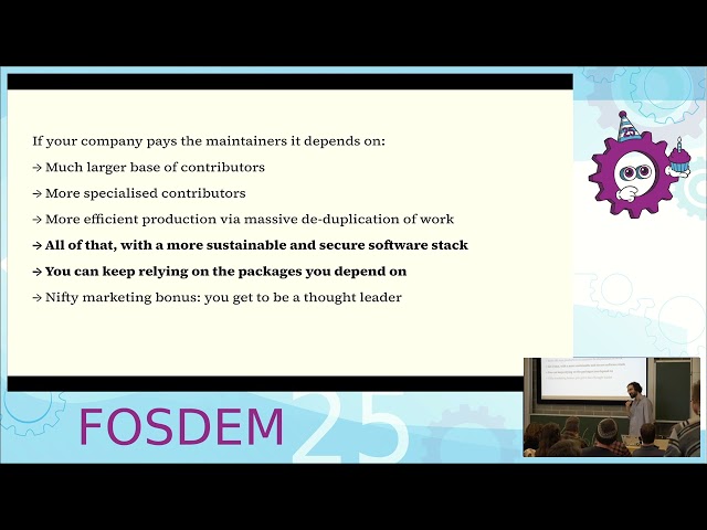 Why and How Companies Should Pay Open Source Maintainers — FOSDEM 2025 — Vlad-Stefan Harbuz