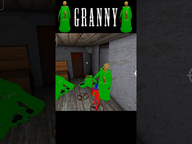 Baldi Granny and All Deadly Enemies Vs Sigma Ladybug 🗿🤯 |  Granny Grandpa Funny Trolling 😂 #shorts