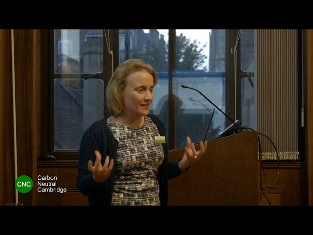 Reducing Carbon emissions at the University of Cambridge. Joanna Chamberlain