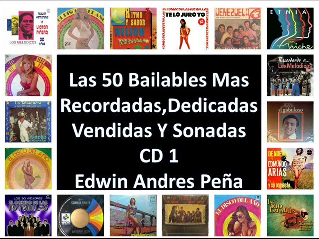 Las 50 Bailables Mas Recordadas Dedicadas Vendidas Sonadas CD 1