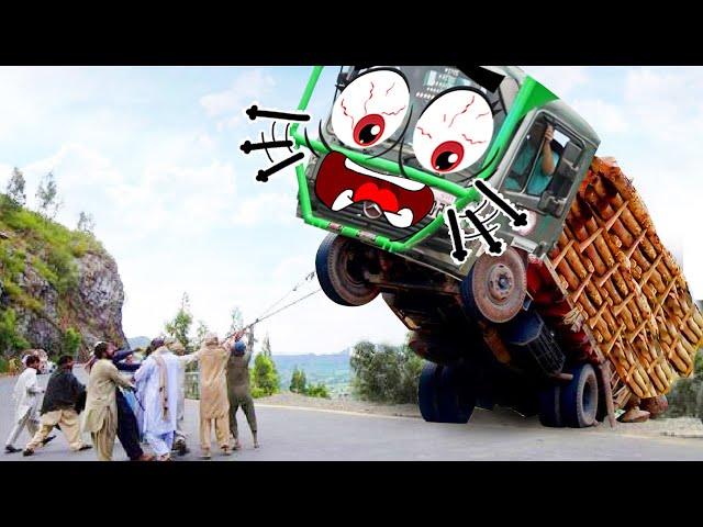 Extreme Dangerous Biggest Logging Wood Truck Driving Skill | Doodle Heavy Equipment Machines Working