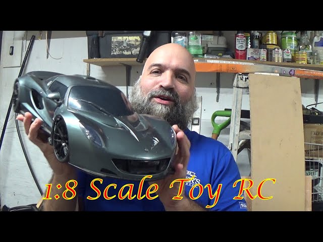 Toy RC car converted to hobby grade electronics