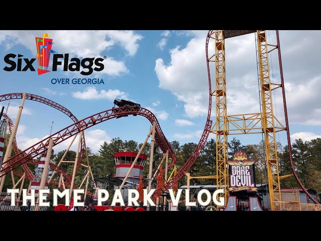 Impromptu Visit to Six Flags Over Georgia for 1 Credit/Six Flags over Georgia Vlog