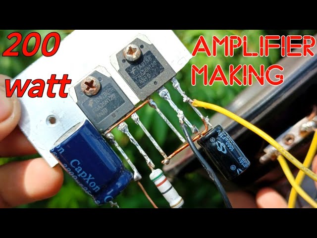 How to make Amplifier | Amplifier Making | Amplifier kisay banaye