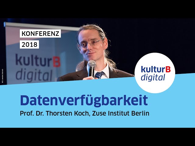 Prof. Dr. Thorsten Koch: „Zur Archivierung und dauerhaften Verfügbarkeit von Daten“