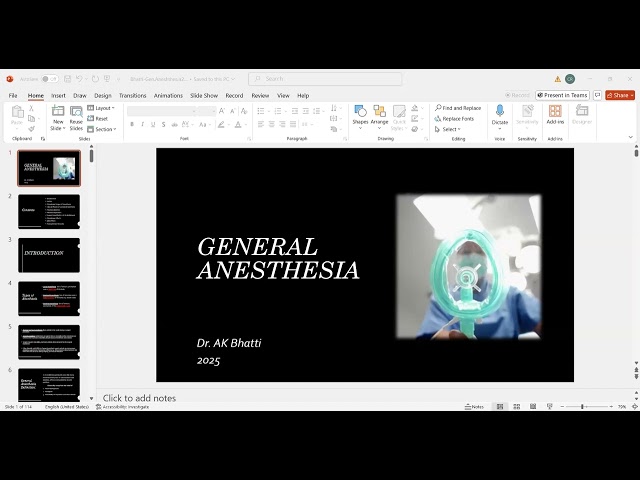 Pharm II Lec 8 - General Anesthetics