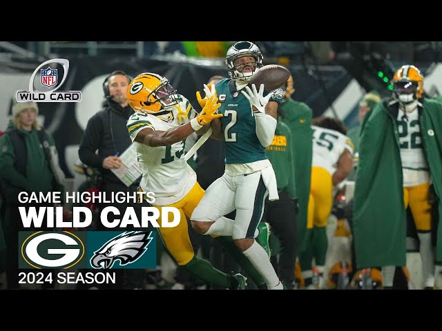 Green Bay Packers vs. Philadelphia Eagles Game Highlights | Wild Card NFL 2024 Season