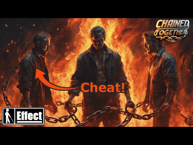 Chained Together: Cheaters never prosper! #chainedtogether #chainedtogethergame